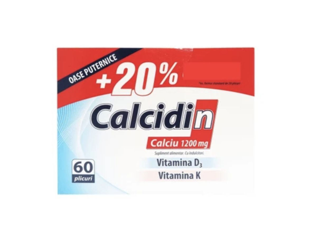 Calcidin, 60 Plicuri, Zdrovit 