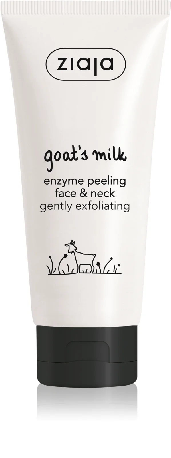 Ziaja Goat's Milk - Peeling cu enzime pentru față și gât 75 ml