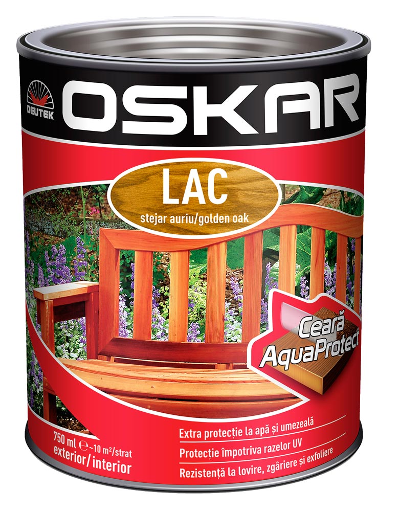 Lac pentru lemn Oskar Lac Colorat 0.75 l nuc