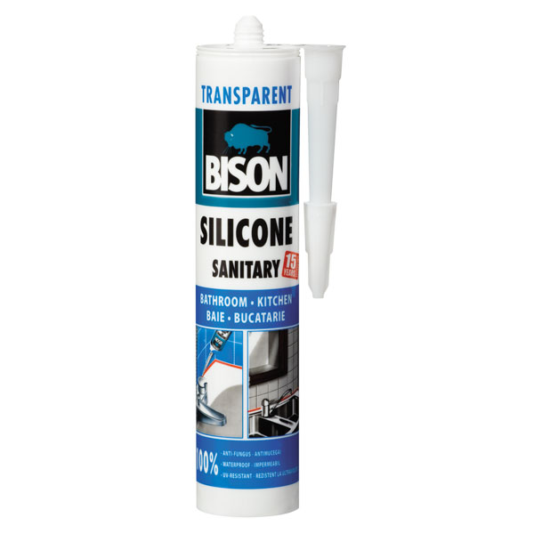 Silicon sanitar Bison transparent
