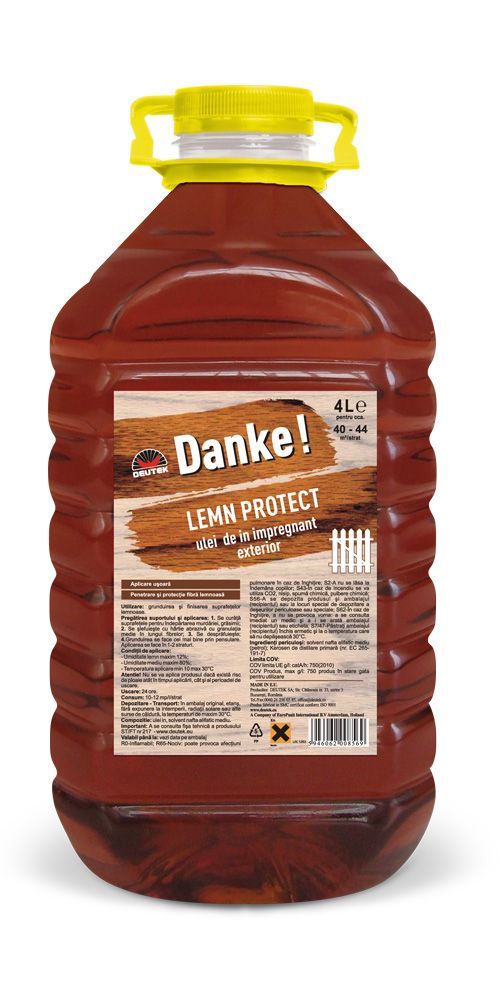 Ulei de in Danke Lemn Protect - 1 litru