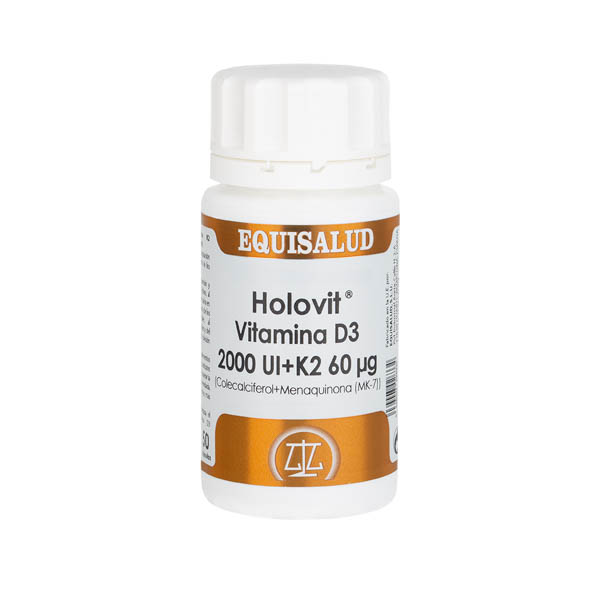 Holovit Vitamina D3 2000 UI + K2 60 µg 50 capsule