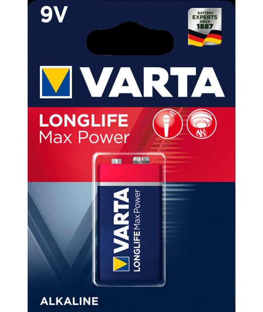 Baterie - BATERIE MAXI TECH 9V 4722 VARTA, dennver.ro