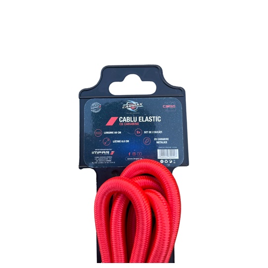 Accesorii moto - auto CHINGA ELASTICA 8MMx60CM 2BUC CU CARAB