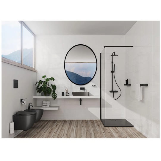Set - coloana dus COLOANA DUS CASCADA ARNIKA NEGRU S4270 Dea