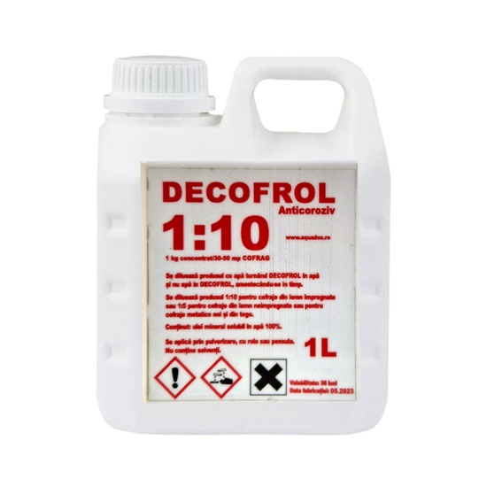 Hidroizolatie pardoseala - Hidroizolatie perete - DECOFROL 1:10 1 L , dennver.ro