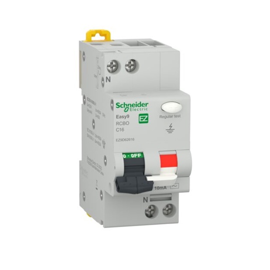 Tablouri electrice, sigurante DISJUNCTOR EASY9 RCBO 1P+N 16A