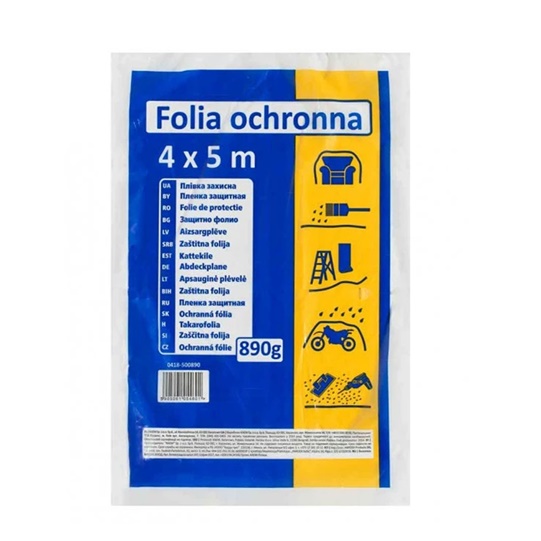 Folii - carton protectie - FOLIE DE PROTECTIE 890G LDPE RECICLAT 4x5M, dennver.ro