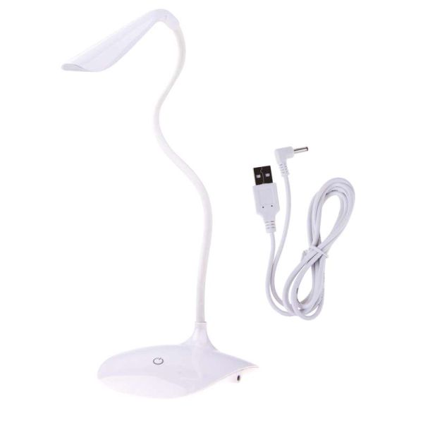Lampa birou - LAMPA DE BIROU LED USB ALB FLEXIBIL Z7592W, dennver.ro