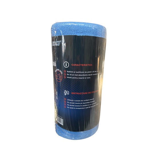Accesorii moto - auto LAVETA MICROFIBRA ROLA 50BUC 25X25CM C