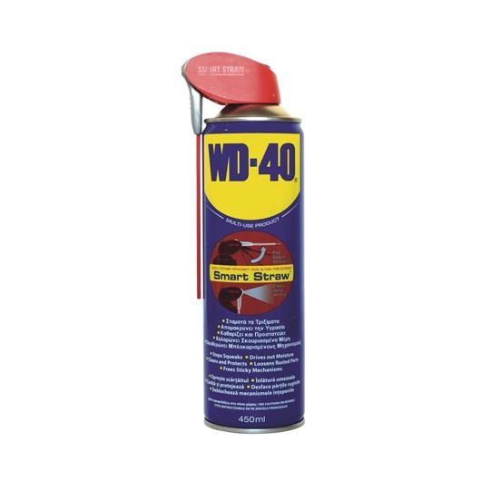 Solutii tehnice si Spray tehnic - LUBRIFIANT MULTIFUCTIONAL SMART STRAW 450ML WD-40, dennver.ro