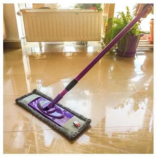 Accesorii casa MOP PLAT CU MICROFIBRA SI COADA TELESCOPICA O