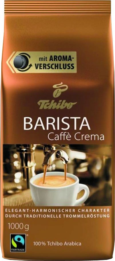 CAFEA BOABE TCHIBO BARISTA CAFFE CREMA 1KG # 8 buc