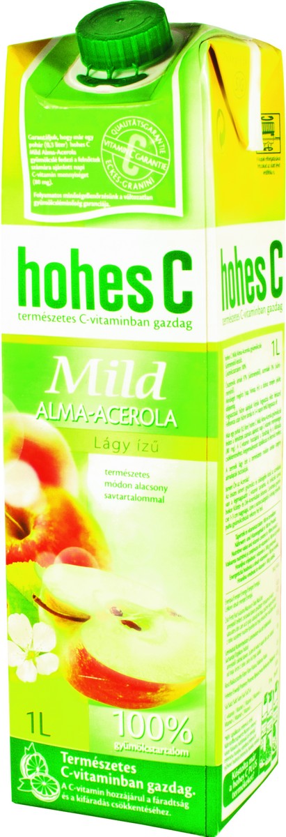 HOHES C MILD JUICE MERE ACEROLA 100% 1L # 12 buc