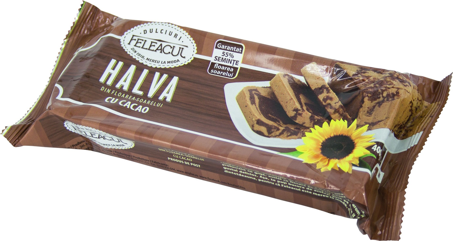 HALVA CACAO FELEACUL 400G # 18 buc