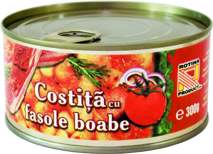 COSTITA CU FASOLE BOABE ROTINA 300G # 6 buc