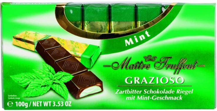 CIOCOLATA GRAZIA T8 GUST DE MENTA 100G # 16 buc