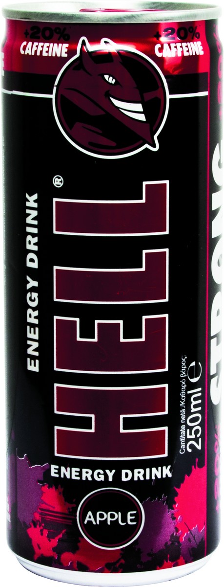 ENERGIZANT HELL APPLE STRONG 250ML # 24 buc