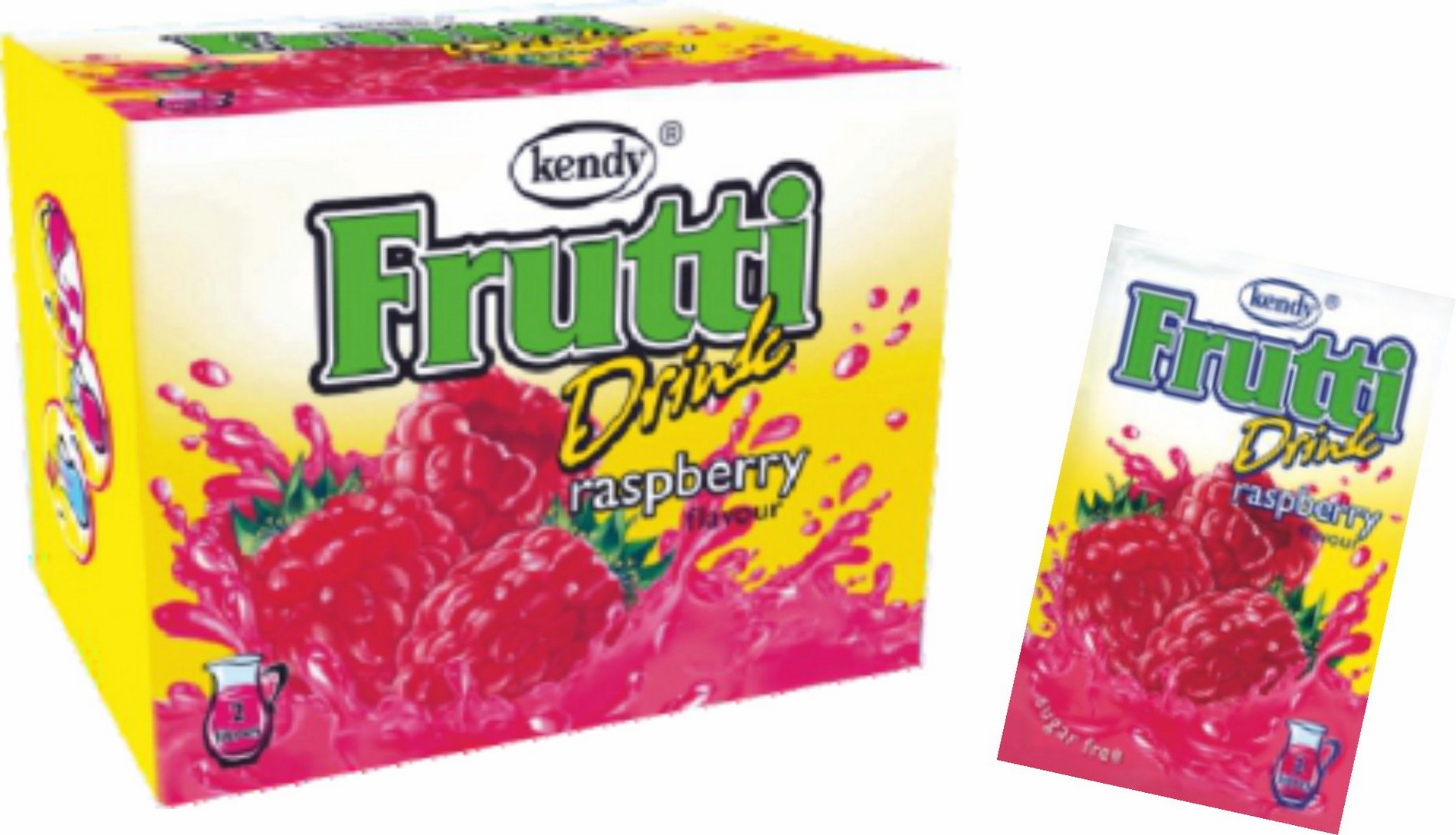 PRAF DE SUC ZMEURA FRUTTI KENDY 24*8.5G # 36 buc