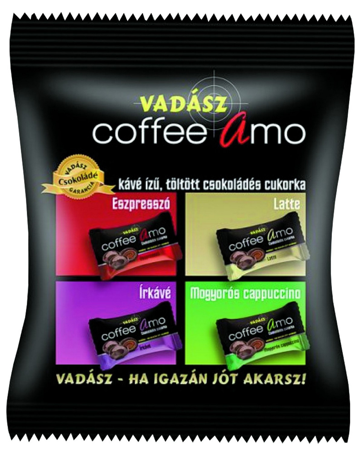 BOMBOANE CIOCOLATA CU GUST DE CAFEA VADASZ COFFEE AMO 100G