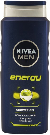 NIVEA FOR MEN GEL DE DUS ENERGY 500ML-80786