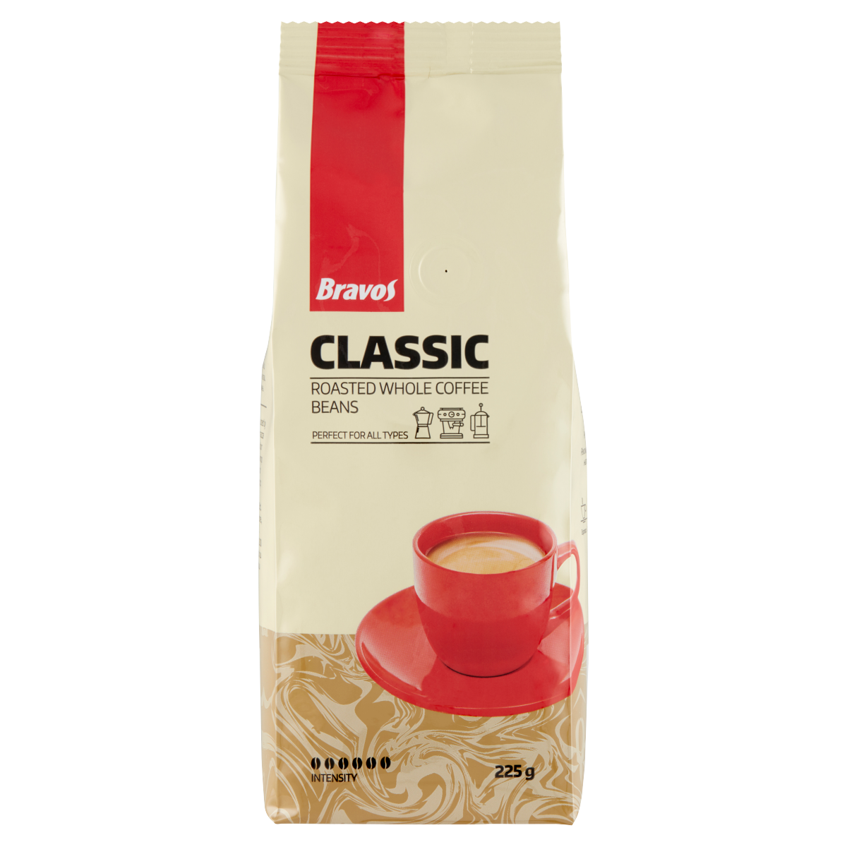 CAFEA BOABE BRAVOS CLASSIC 225G