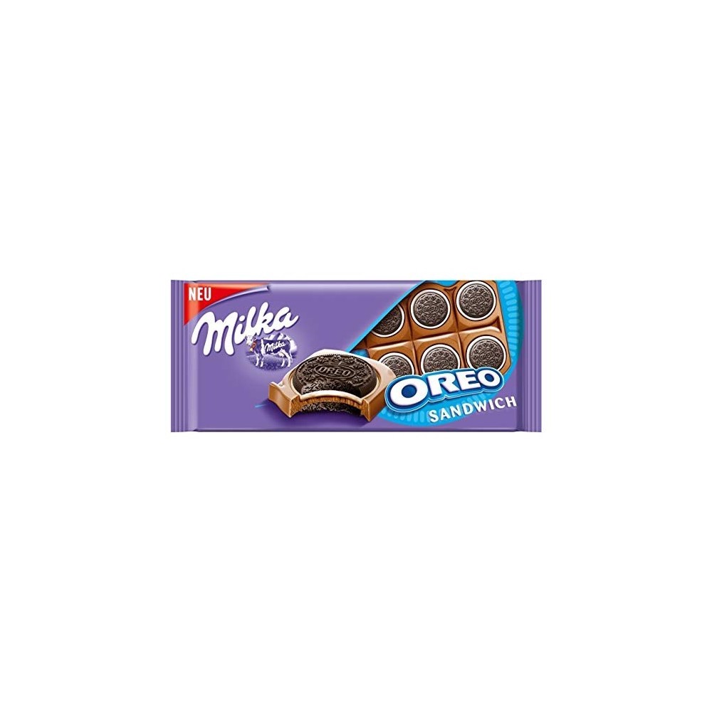 CIOCOLATA MILKA CU BISCUITI OREO SANDWICH 92G