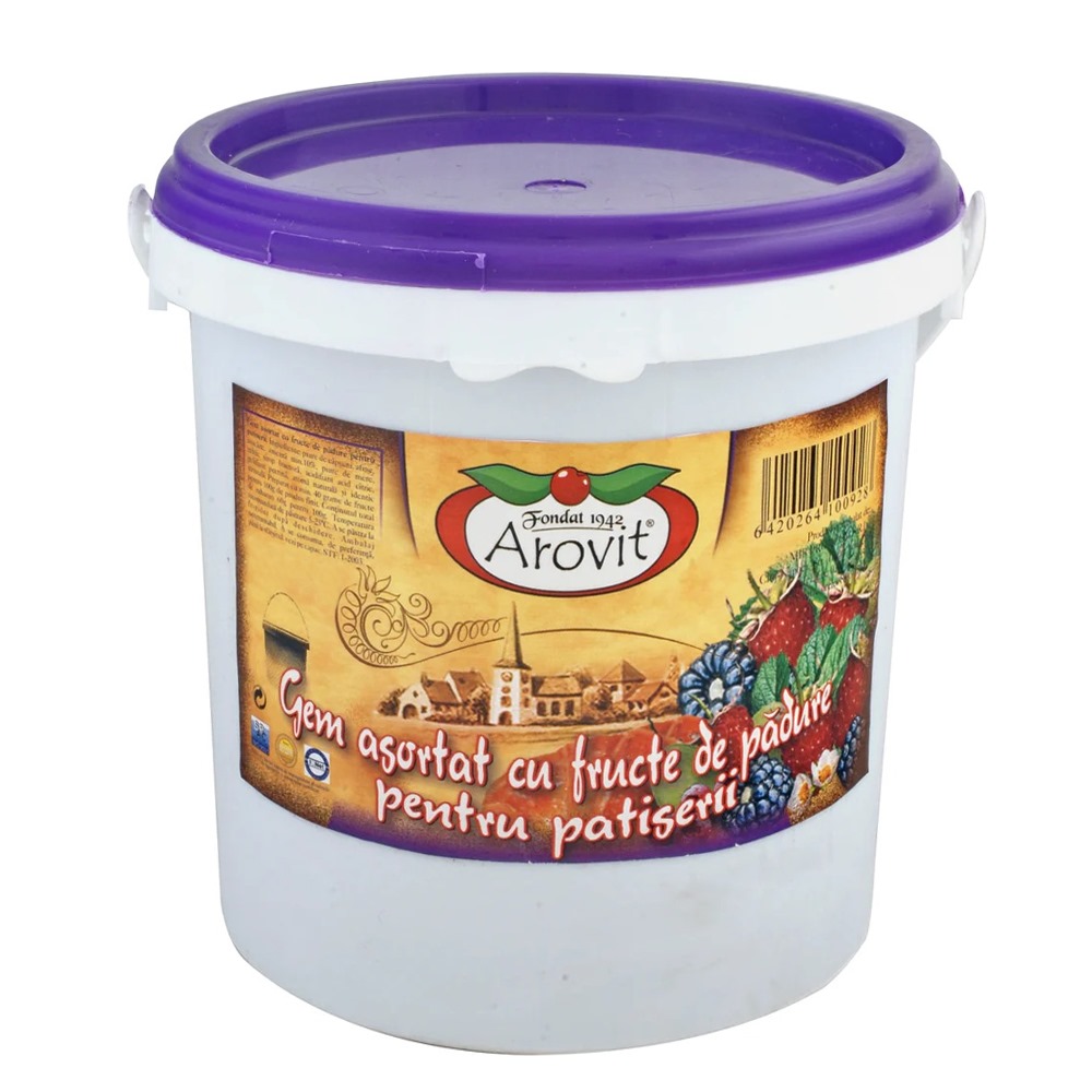 GEM ASORTAT CU FRUCTE DE PADURE AROVIT 5KG