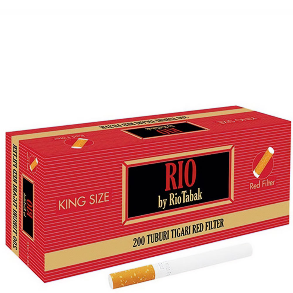 HARTIE TIGARETE RIO RED 200BUC