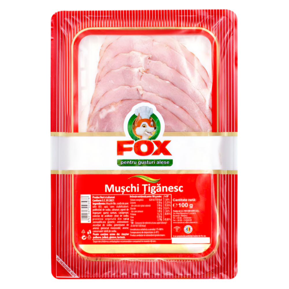 MUSCHI TIGANESC FELIAT FOX 100G