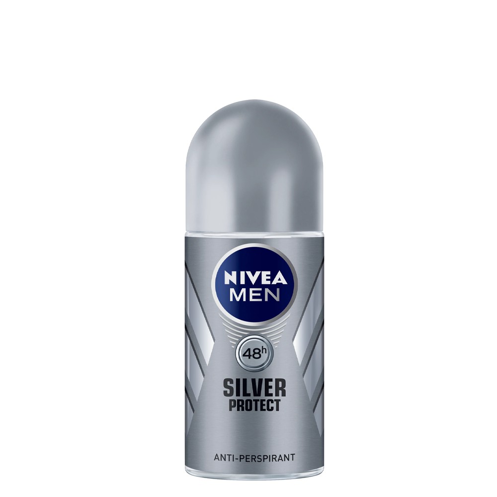 NIVEA FOR MEN DEO ROLL-ON SILVER PROTECT 50ML-83778 # 6 buc
