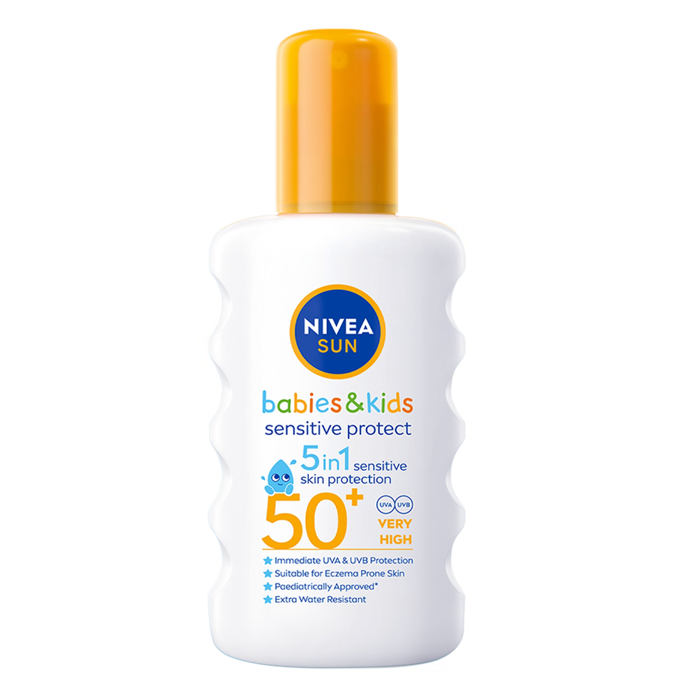 NIVEA SUN KIDS SPRAY PURE&SENSITIVE FPS50 200ML-85847 # 4 buc