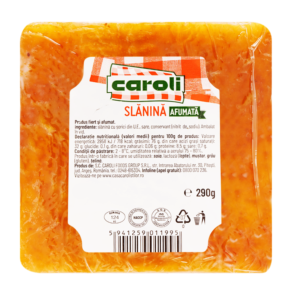 SLANINA AFUMAT VID CAROLI 290G