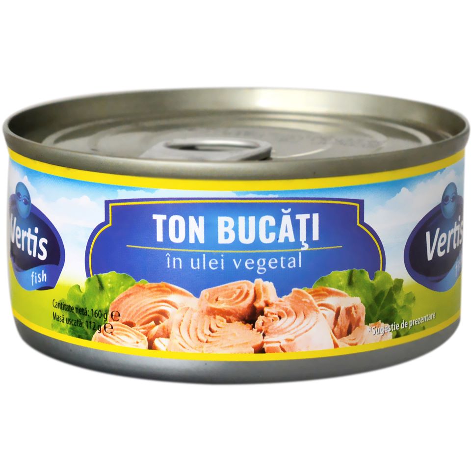 TON BUCATI IN ULEI VEGETAL VERTIS 160G