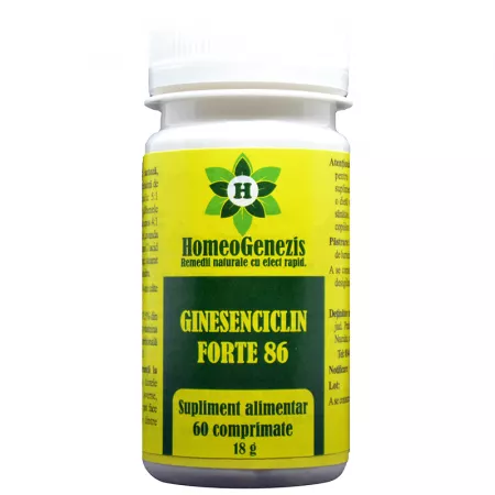 Homeogenezis Ginesenciclin Forte x 60cpr