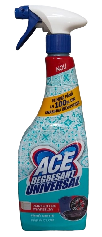 Detergenti ambient - ACE UNIVERSAL DETERGENT SPRAY 550 ML CU PARFUM DE MARSILIA, deterlife.ro