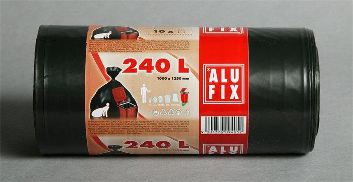 Produse Alufix - ALUFIX SACI 240LT 10BUC LDPE 100X125CM NEGRU  REGULAR MS240ROLUNI, deterlife.ro