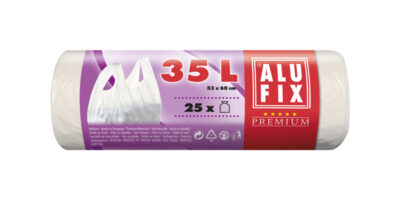 Produse Alufix - ALUFIX SACI CU MANER ALBI 35 L 25 BUC MS3525GRUNI, deterlife.ro