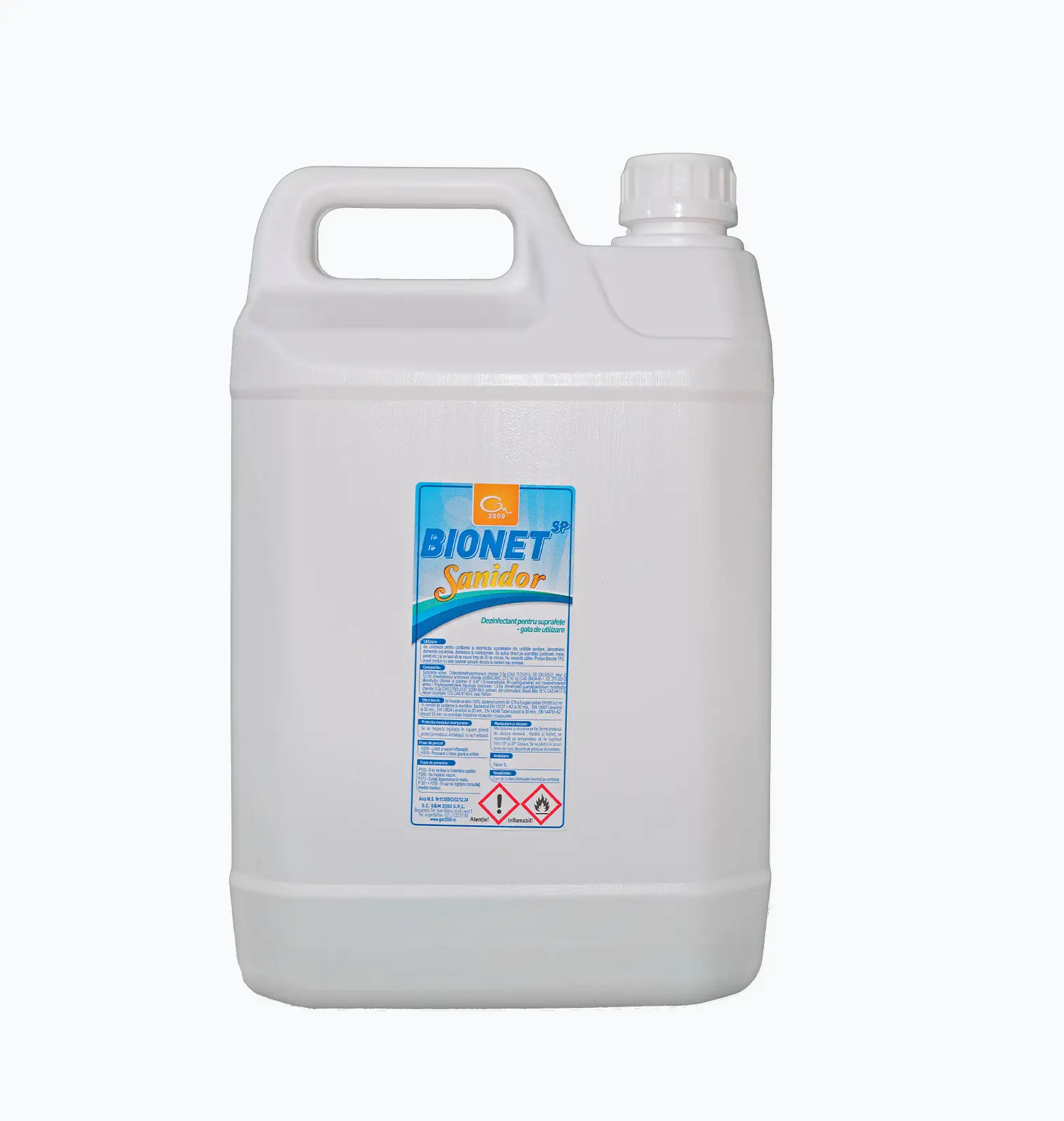 Dezinfectanti suprafete - BIONET SP SANIDOR DEZINFECTANT GATA DE UZ MULTISUPRAFETE 5 L, deterlife.ro