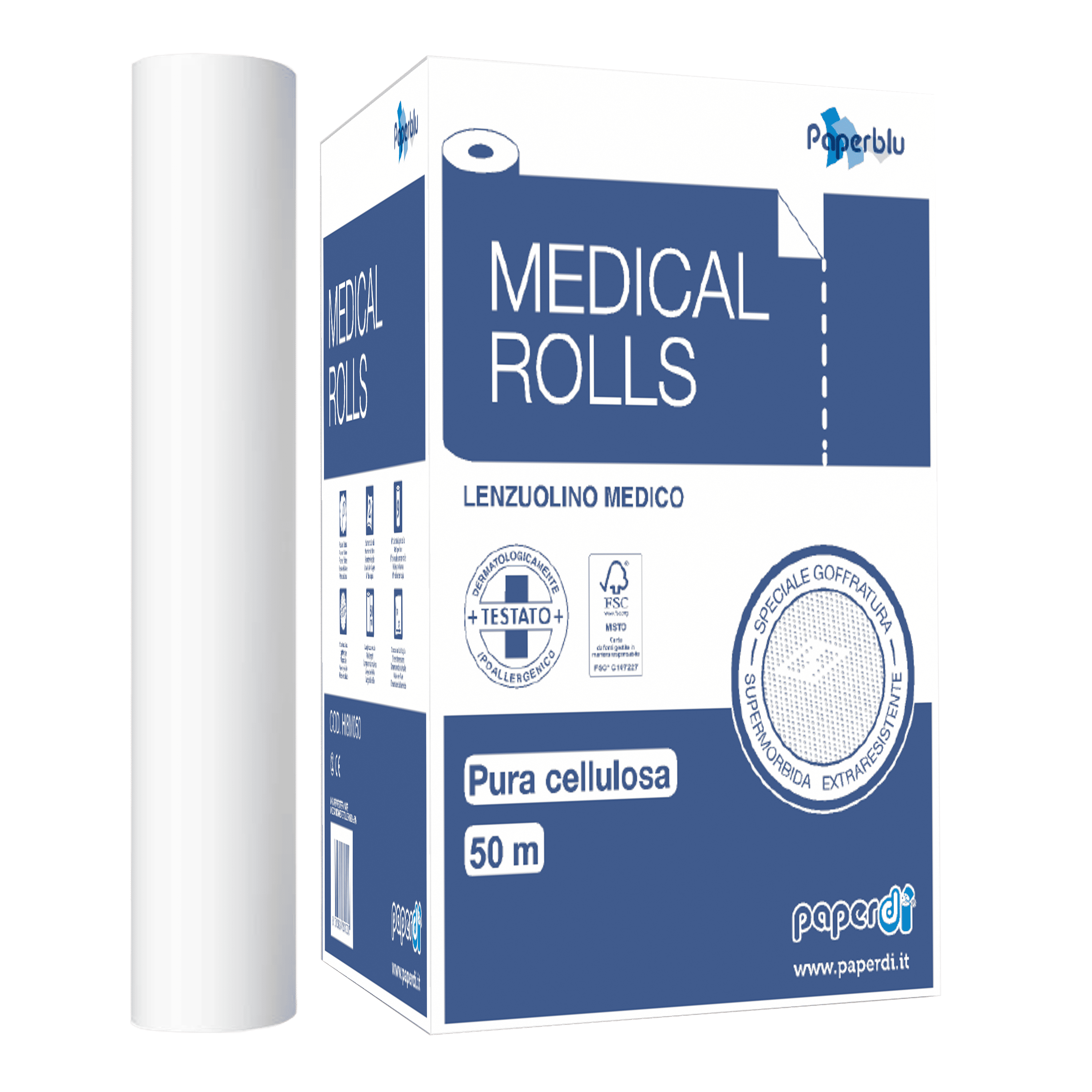 Cearceaf medical - CEARCEAF MEDICAL ALB CELULOZA 50 CM 50 M, deterlife.ro