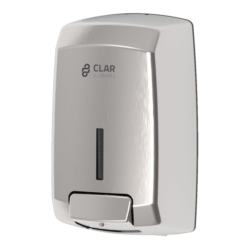 Dozator sapun lichid si spuma - CLAR SYSTEMS J4110SA DOZATOR SAPUN LICHID INNEX 1100 ML INOX
, deterlife.ro
