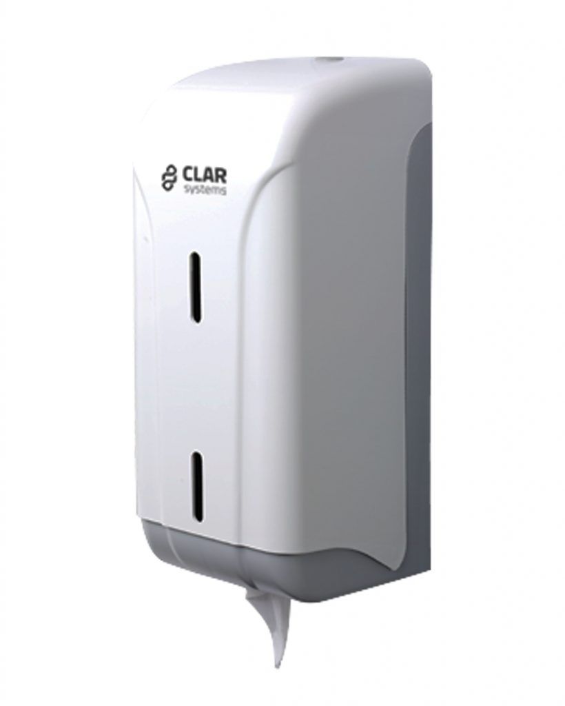 Dozator hartie - CLAR SYSTEMS M1300PG  DOZATOR PROSOP CU DERULARE CENTRALA MINI  I-NOVA ALB, deterlife.ro