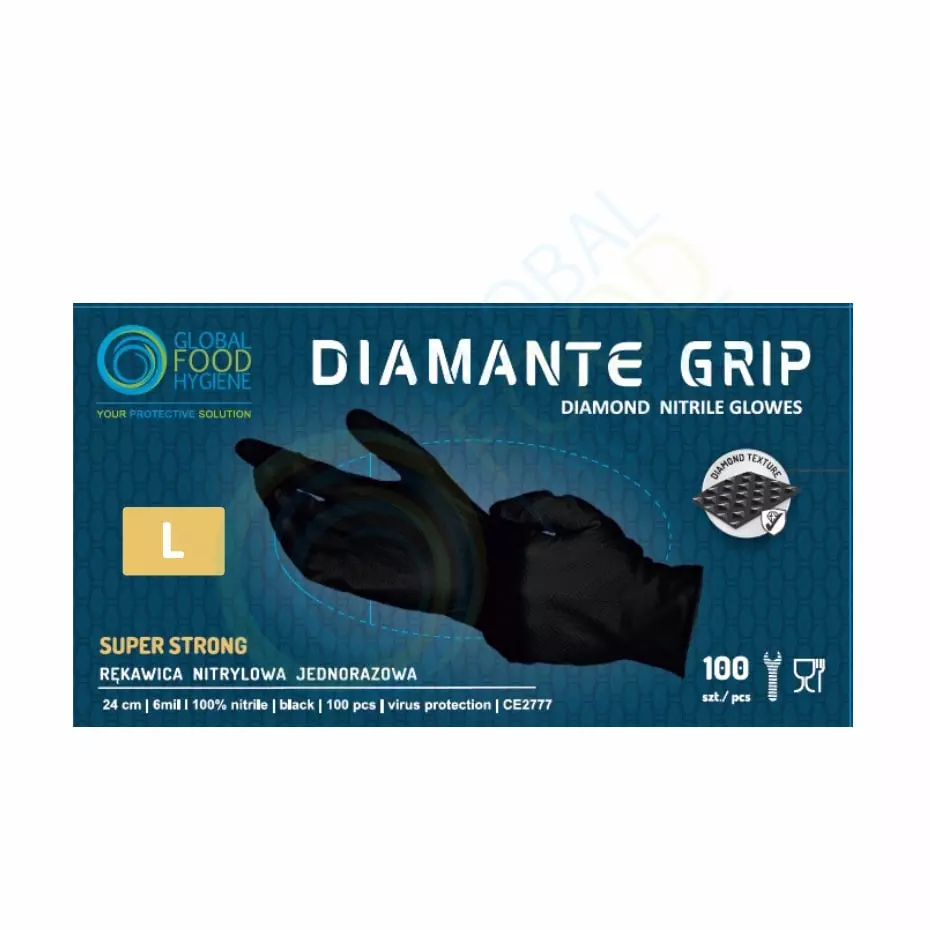 Protectie maini - DIAMANTE MANUSI GOGRIP NEGRE 100 BUC/SET L
, deterlife.ro