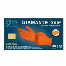 Protectie maini - DIAMANTE MANUSI GOGRIP PORTOCALIU 100 BUC/SET L, deterlife.ro