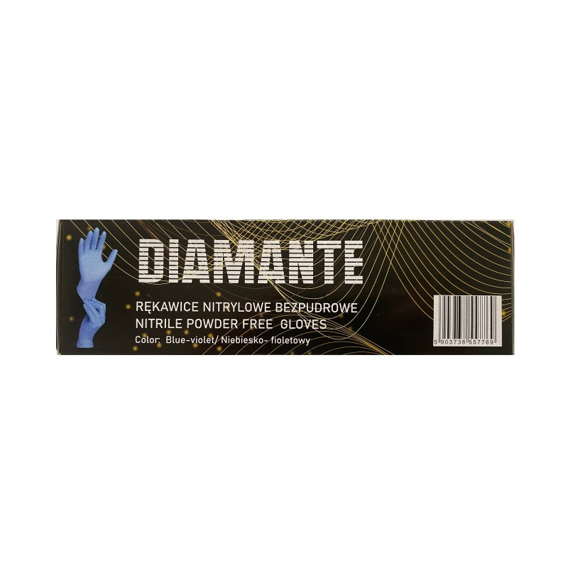 Protectie maini - DIAMANTE MANUSI NITRIL  ALBASTRE 100/ SET L, deterlife.ro
