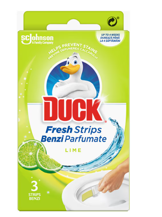 Odorizante wc - DUCK FRESH BENZI PARFUMATE LIME, deterlife.ro
