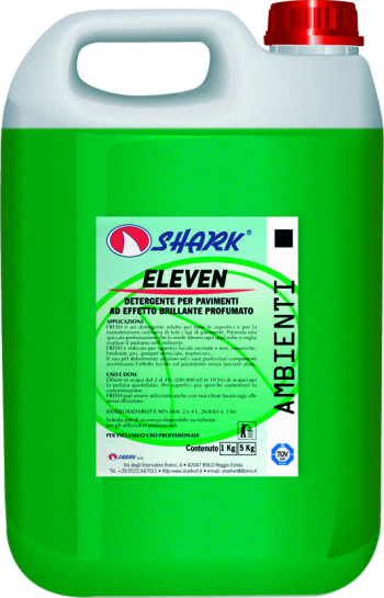 Detergenti ambient - ELEVEN KG. 5 DETERGENT PARDOSELI CU EFECT STRALUCITOR SHARK, deterlife.ro