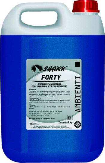 Detergenti ambient - FORTY KG 5 DETERGENT PT PARDOSELI CU EFECT STRALUCITOR SHARK, deterlife.ro
