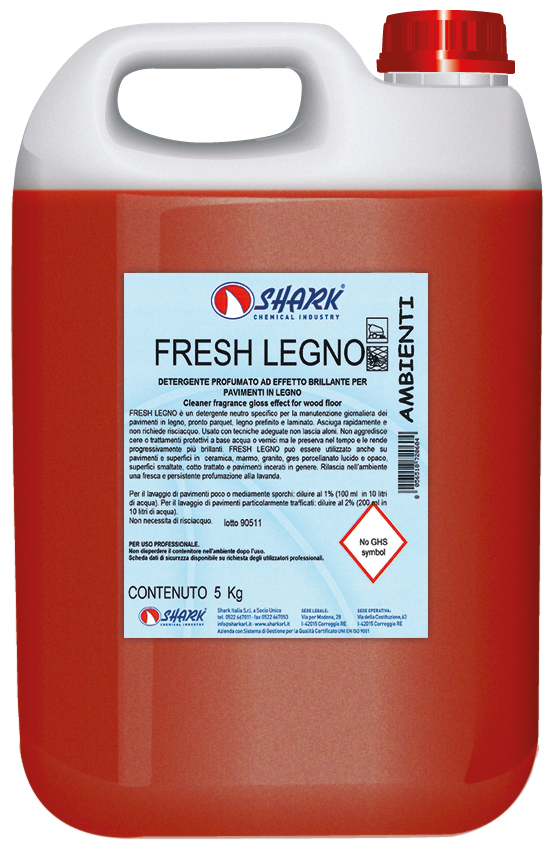 Detergenti ambient - FRESH LEGNO 5 KG DETERGENT PENTRU PARCHET SHARK, deterlife.ro