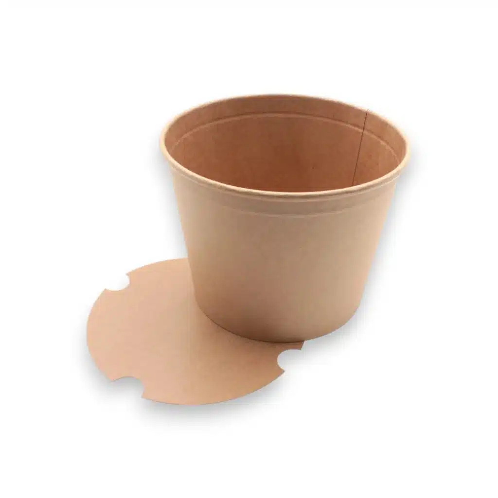 Caserole carton - GALETUSA BUCKET 85 OZ NATUR CU CAPAC 50 BUC/SET, deterlife.ro